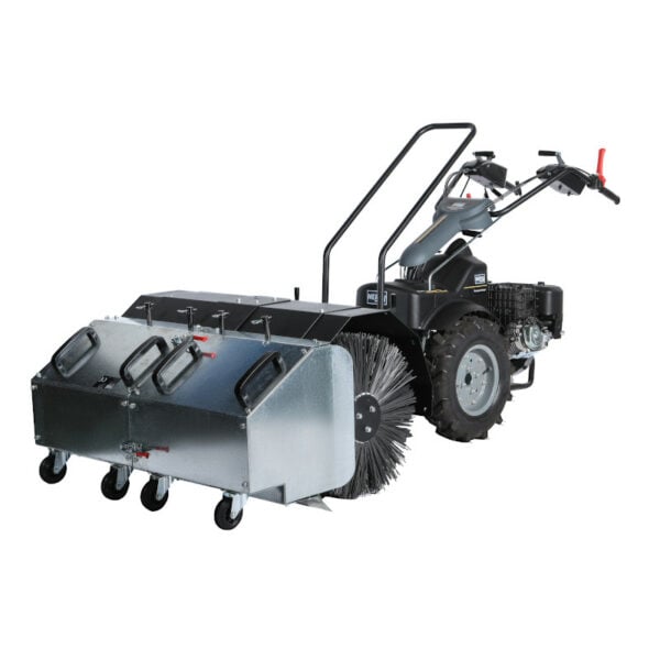 Motorgeräteträger Nero MGT-420 mit Kehrbesen und Auffangbox